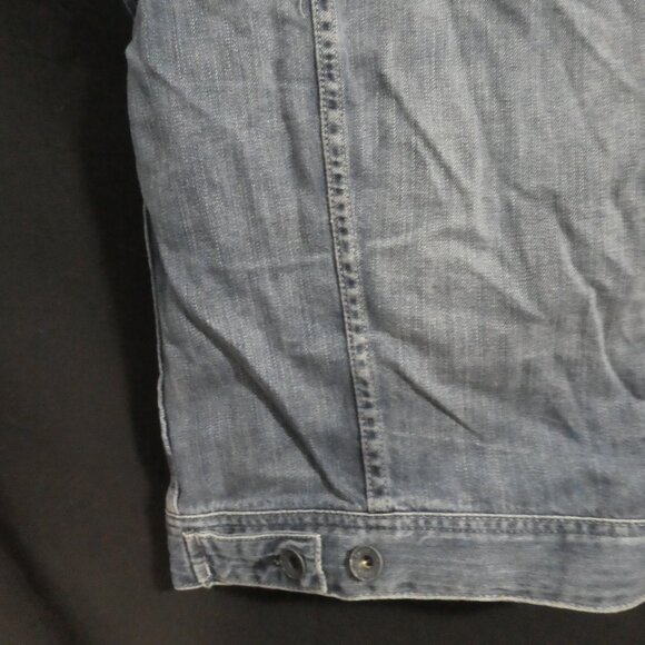 GUESS - Los Angeles | medium | Button-Up Closure | Blue Denim Vest - Picture 13 of 14